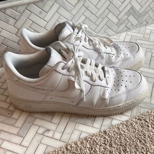 Nike Airforce 1’s- size 10.5.  White